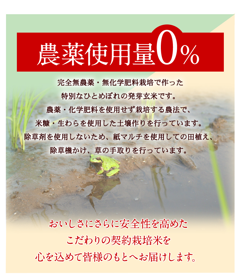 農薬使用量0％